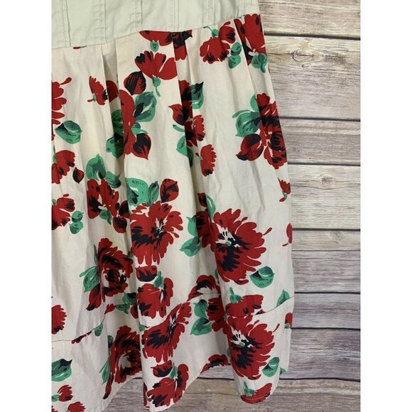 Kimchi Blue UO Size 10 Pleated Floral Boho - Picture 5 of 8